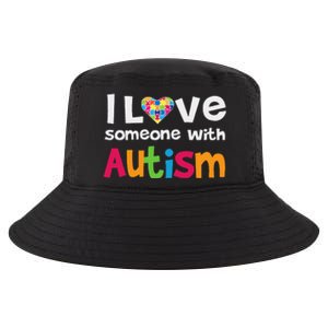 I Love Someone With Autism Awareness Cool Comfort Performance Bucket Hat