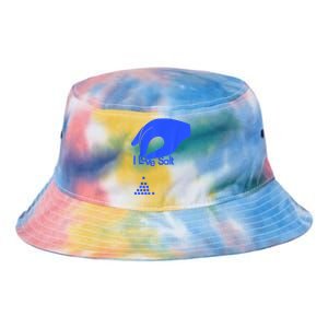 I Love Salt For Man Woman Tie Dye Newport Bucket Hat