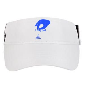 I Love Salt For Man Woman Adult Drive Performance Visor