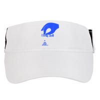 I Love Salt For Man Woman Adult Drive Performance Visor