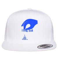 I Love Salt For Man Woman Flat Bill Trucker Hat