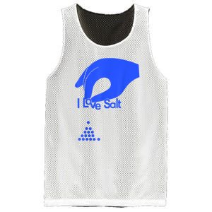 I Love Salt For Man Woman Mesh Reversible Basketball Jersey Tank