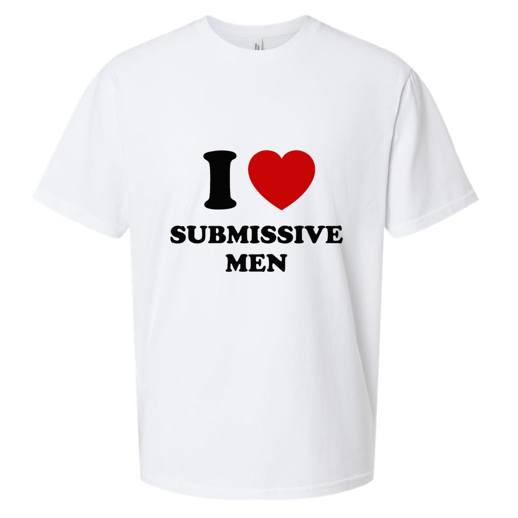 I Love Submissive M.E.N Sueded Cloud Jersey T-Shirt