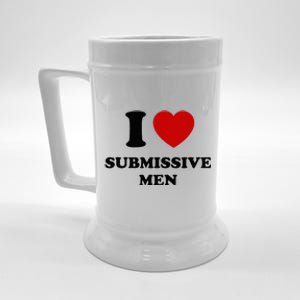 I Love Submissive M.E.N Beer Stein