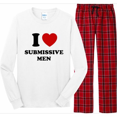 I Love Submissive M.E.N Long Sleeve Pajama Set