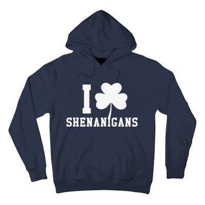 I LOVE Shenanigans Shamrock Saint Patrick's Day Tall Hoodie