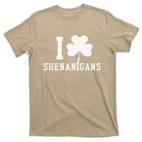 I LOVE Shenanigans Shamrock Saint Patrick's Day T-Shirt