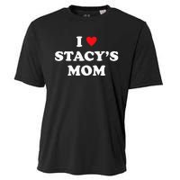 I Love Stacy's Mom Heart Hot Funny Meme Cooling Performance Crew T-Shirt