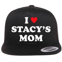 I Love Stacy's Mom Heart Hot Funny Meme Flatbill Hat