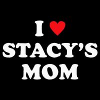 I Love Stacy's Mom Heart Hot Funny Meme Flatbill Hat