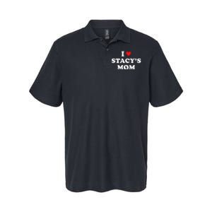 I Love Stacy's Mom Heart Hot Funny Meme Softstyle Adult Sport Polo