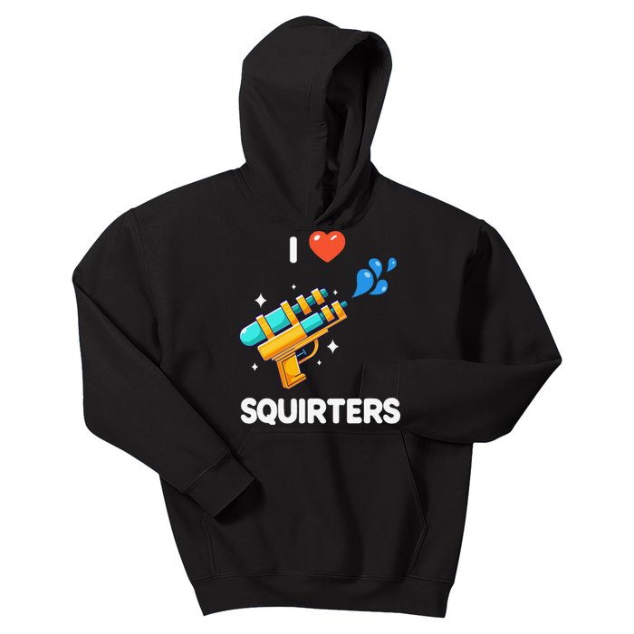 I Love Squirters Kids Hoodie