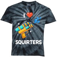 I Love Squirters Kids Tie-Dye T-Shirt