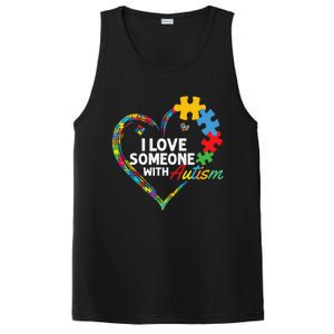 I Love Someone With Autism Heart Puzzle PosiCharge Competitor Tank