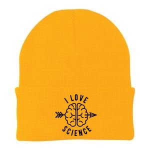 I Love Science Brain Knit Cap Winter Beanie