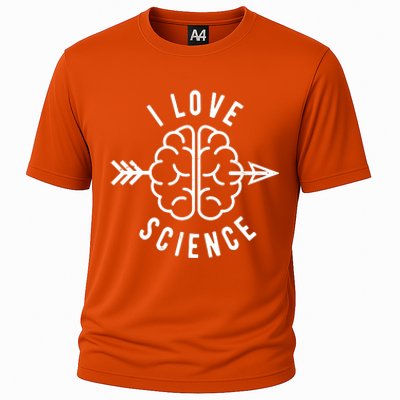 I Love Science Brain Cooling Performance Crew T-Shirt