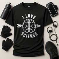 I Love Science Brain Performance Shirt