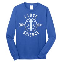 I Love Science Brain Long Sleeve Shirt