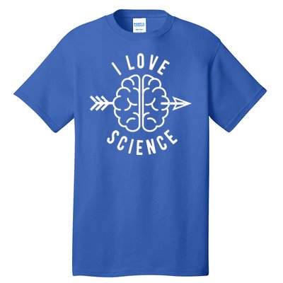 I Love Science Brain Tall T-Shirt