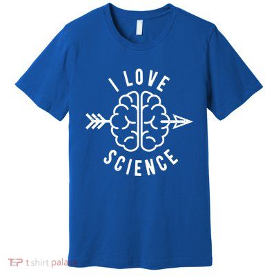 I Love Science Brain Premium T-Shirt