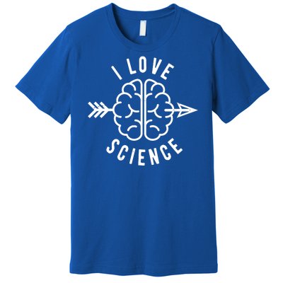 I Love Science Brain Premium T-Shirt