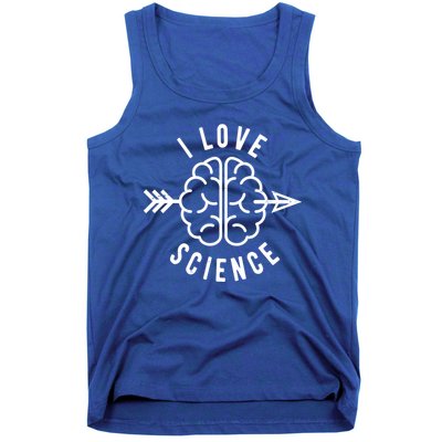 I Love Science Brain Tank Top