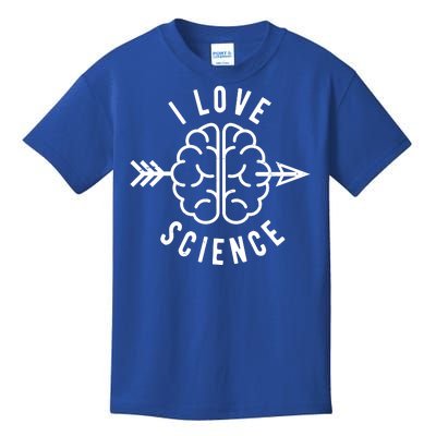 I Love Science Brain Kids T-Shirt