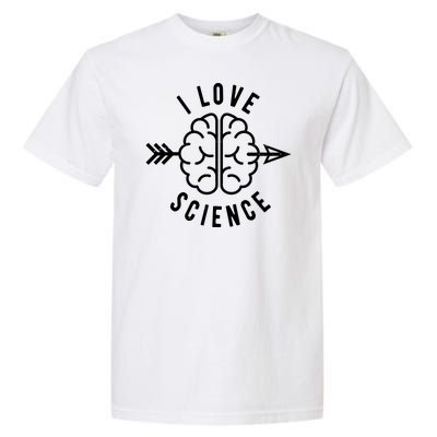 I Love Science Brain Garment-Dyed Heavyweight T-Shirt