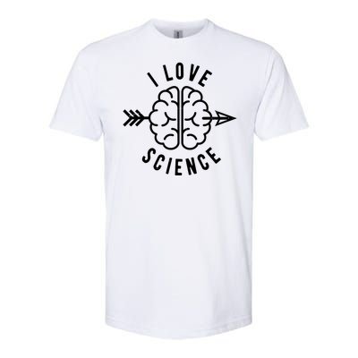 I Love Science Brain Softstyle® CVC T-Shirt