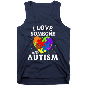 I Love Someone With Autism Tank Top