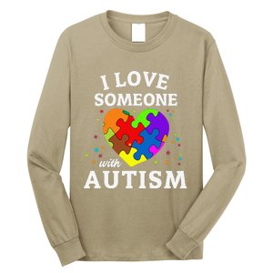 I Love Someone With Autism Long Sleeve Shirt