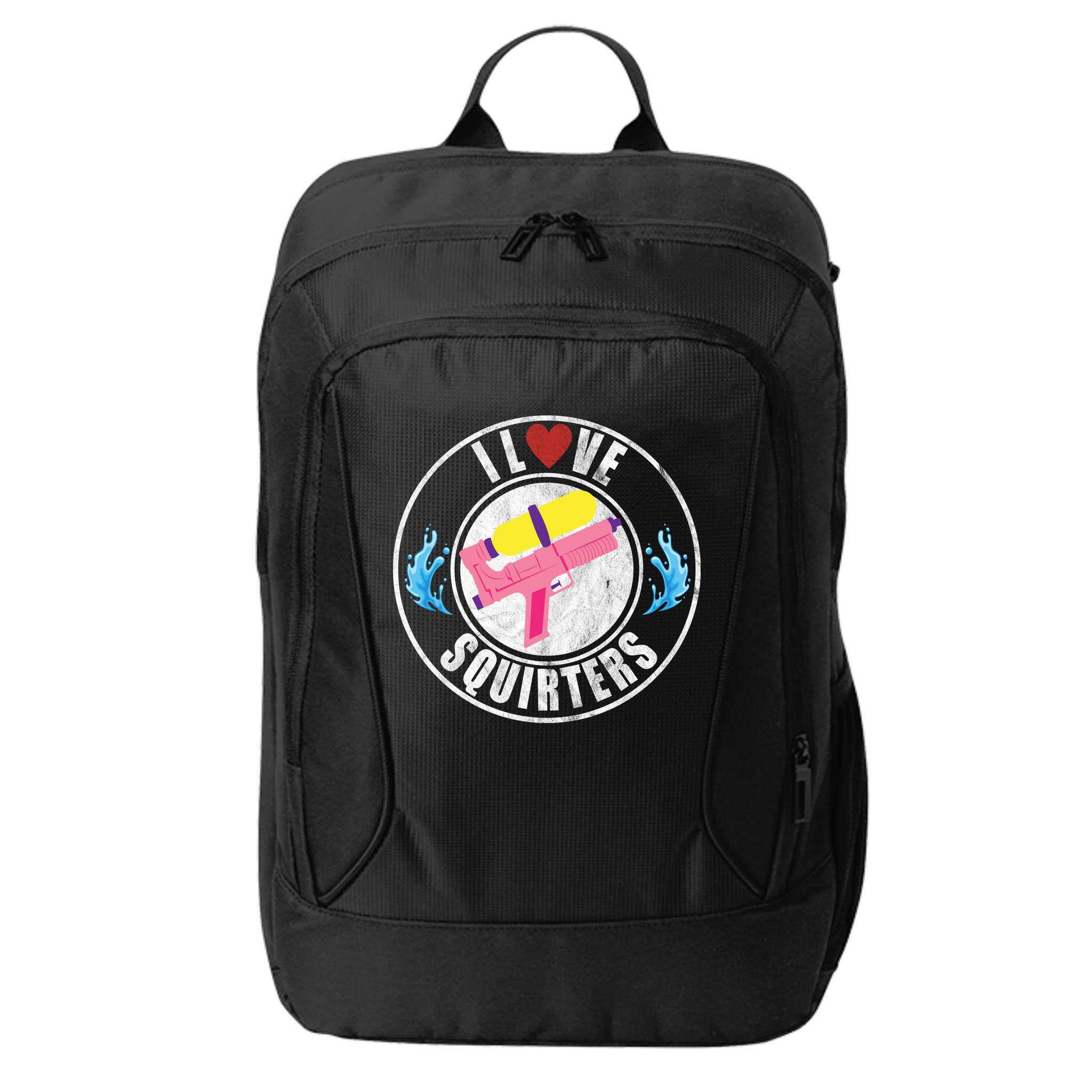 I Love Squirters Funny I Heart Squirters City Backpack