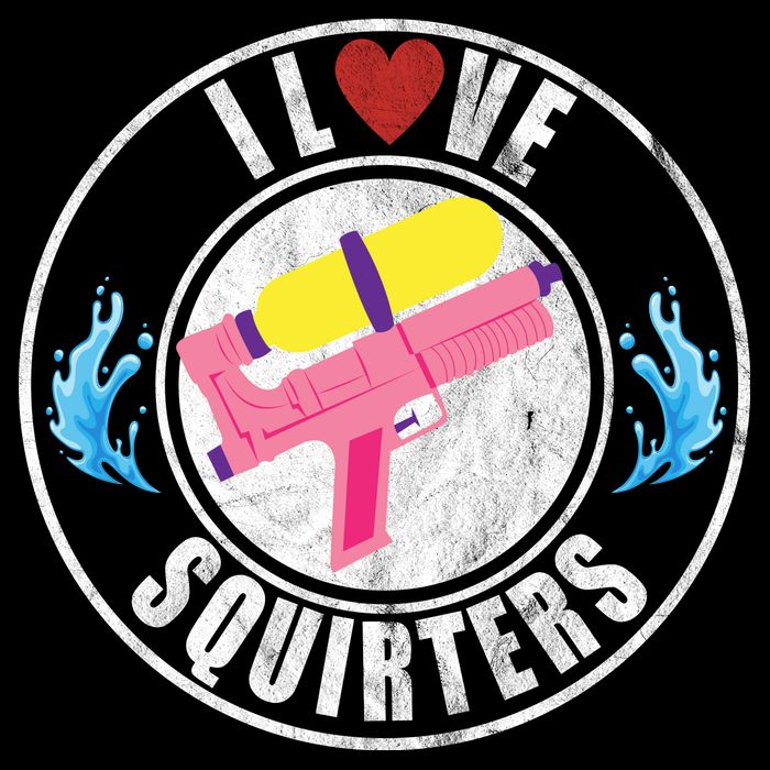 I Love Squirters Funny I Heart Squirters 16 in Basic Backpack
