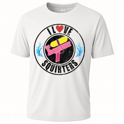 I Love Squirters Funny I Heart Squirters Performance Shirt