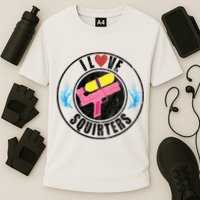 I Love Squirters Funny I Heart Squirters Cooling Performance Crew T-Shirt