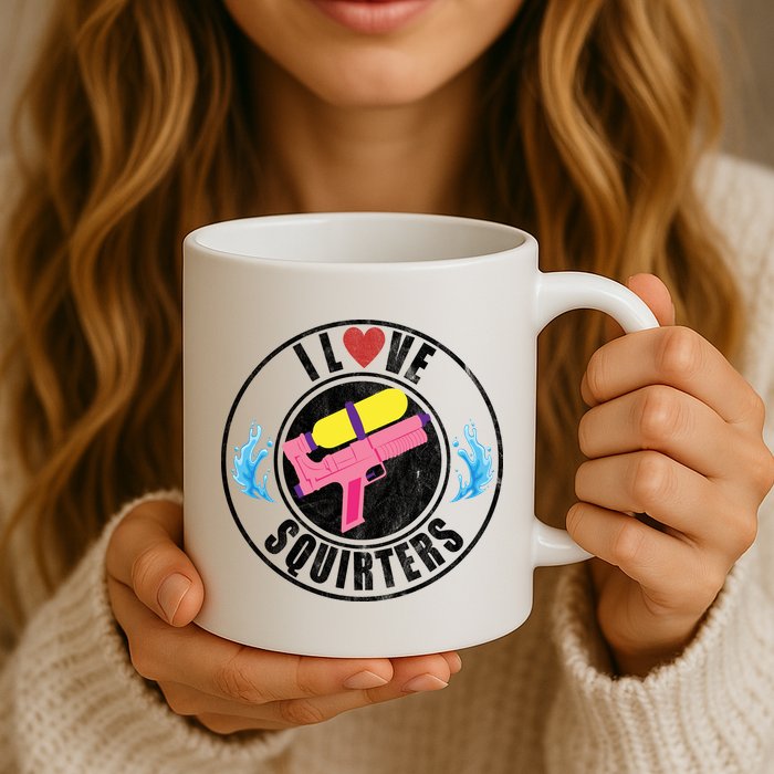 I Love Squirters Funny I Heart Squirters Mug