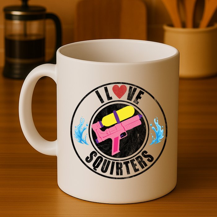 I Love Squirters Funny I Heart Squirters Mug