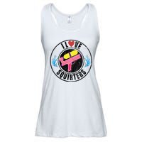 I Love Squirters Funny I Heart Squirters Ladies Essential Flowy Tank