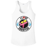 I Love Squirters Funny I Heart Squirters Ladies PosiCharge Competitor Racerback Tank