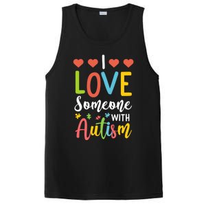 I Love Someone With Autism Aspergers Syndrome Disorders Cute Gift PosiCharge Competitor Tank