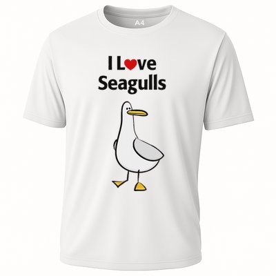 I Love Seagulls Performance Shirt