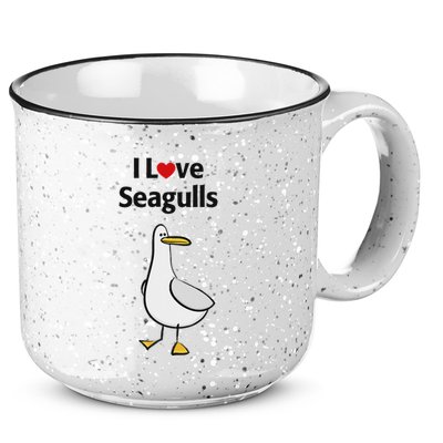 I Love Seagulls 15oz Campfire Ceramic Mug