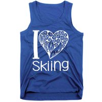 I Love Skiing For Ski Lovers Gift Tank Top