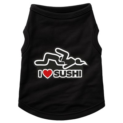 I Love Sushi Dirty Doggie Tank