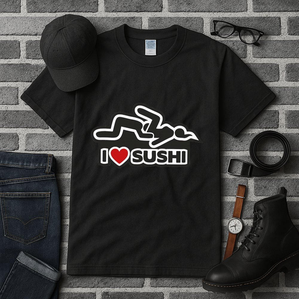 I Love Sushi Dirty Tall T-Shirt