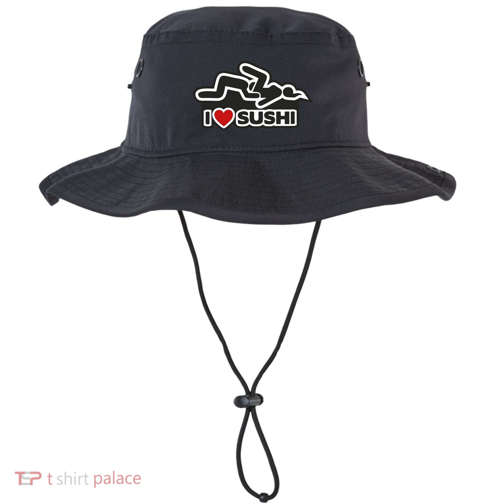 I Love Sushi Dirty Bucket Hat