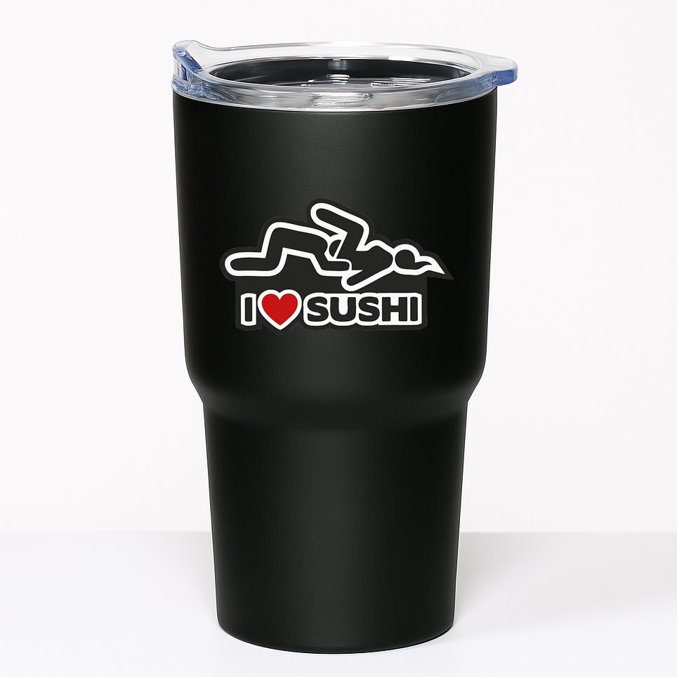 I Love Sushi Dirty Tumbler