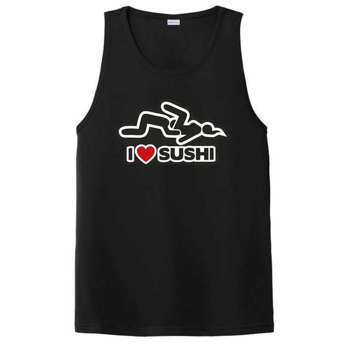 I Love Sushi Dirty PosiCharge Competitor Tank