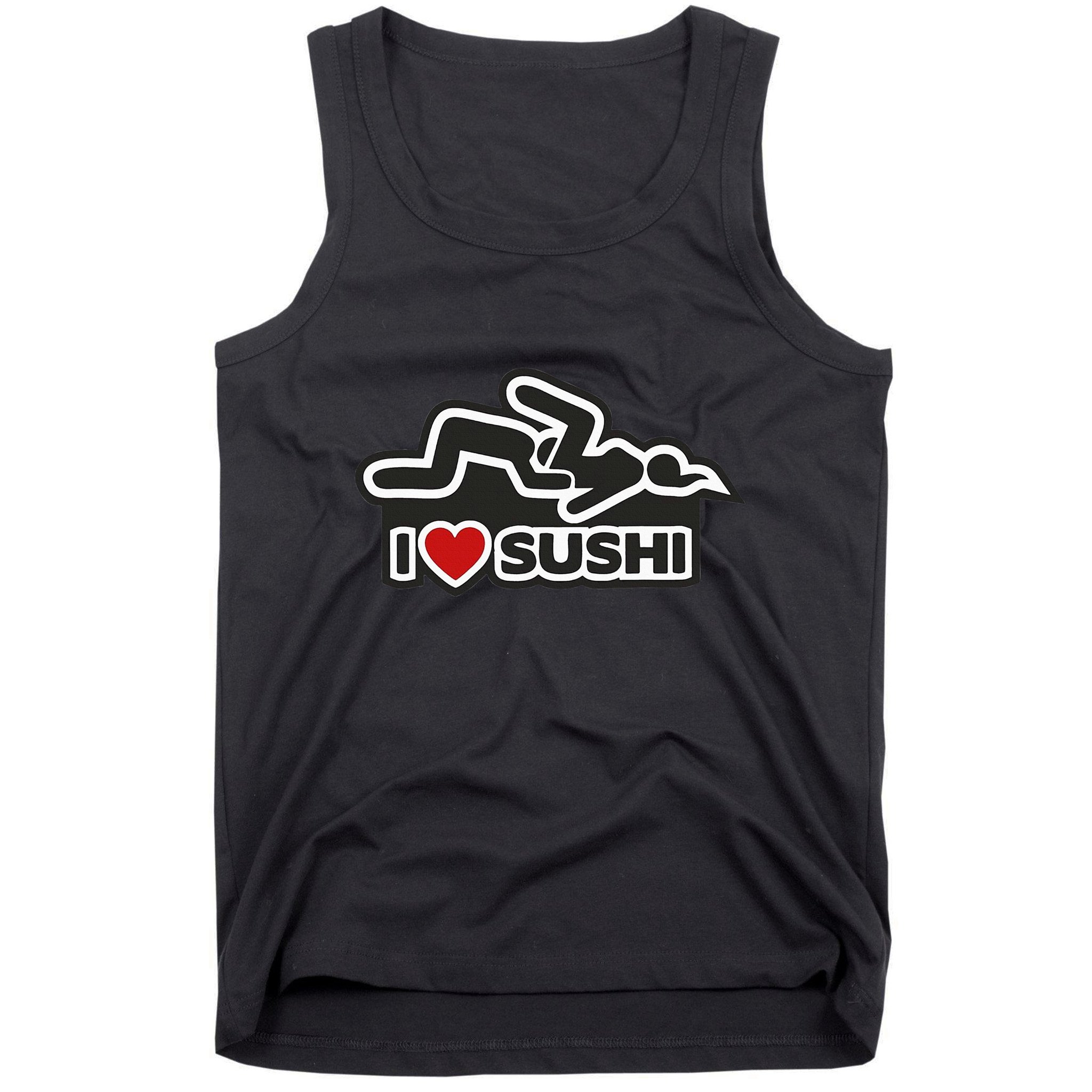 I Love Sushi Dirty Tank Top