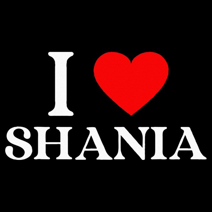 I Love Shania Heart First Name Shania Cooling Performance Crew T-Shirt